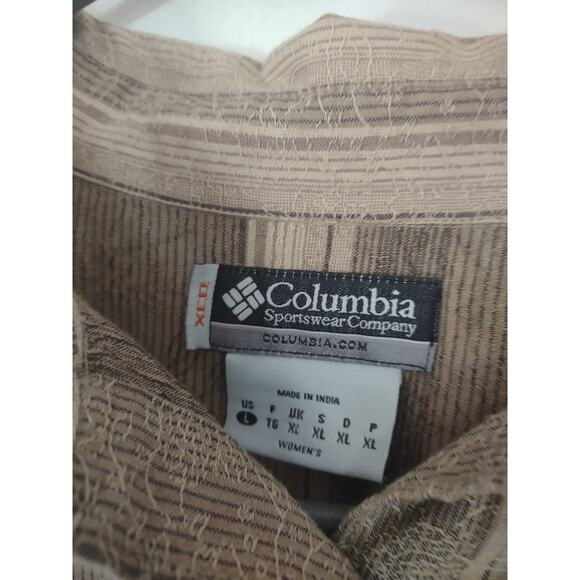 Women's XCO Columbia Button Up Shirt Size Large Size Medium - Picture 2 of 5